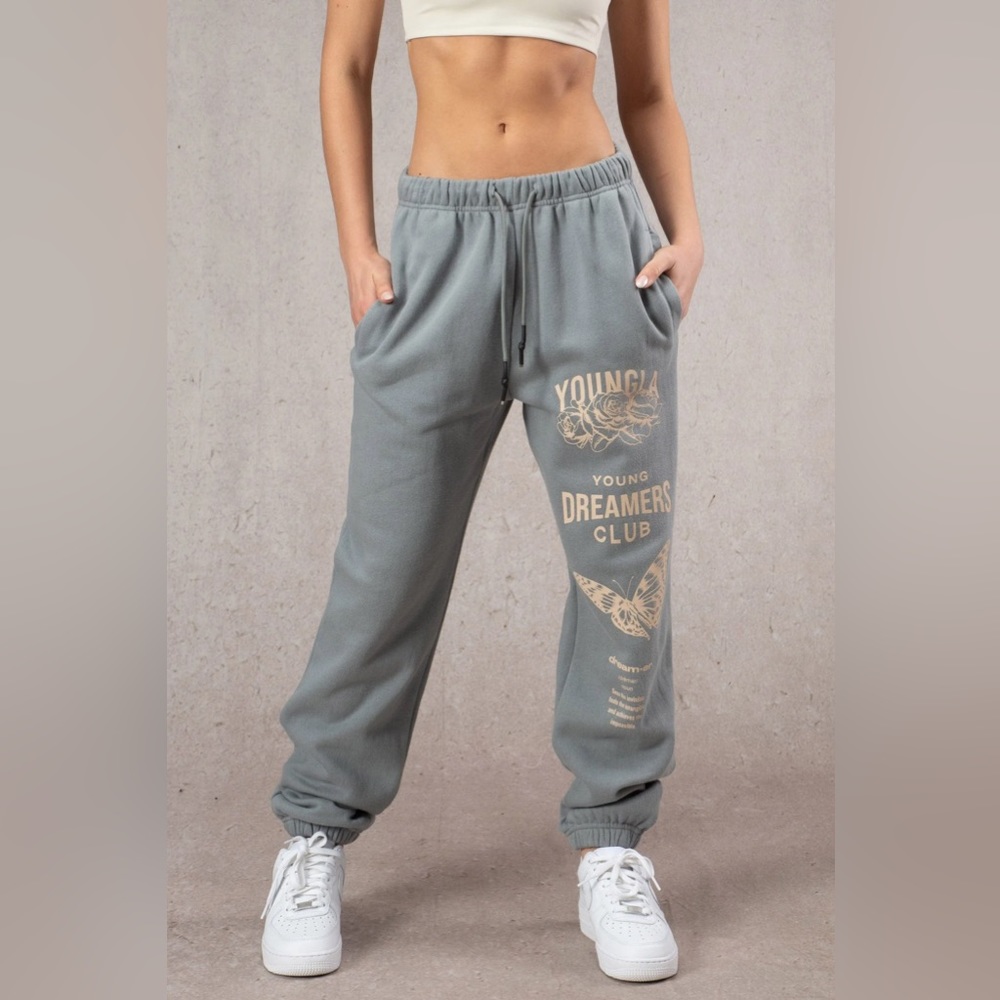 YoungLA W211 DREAMERS JOGGERS Slate Sz Xsmall